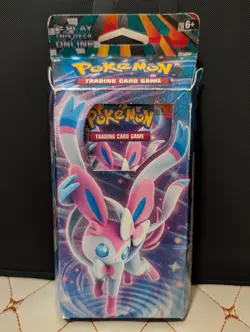 2014 POKEMON FURIOUS FISTS ENCHANTED ECHO COMPLETE THEME DECK OPEN BOX SYLVEON - Image 1