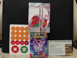 2014 POKEMON FURIOUS FISTS ENCHANTED ECHO COMPLETE THEME DECK OPEN BOX SYLVEON - Image 4