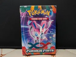 2014 POKEMON FURIOUS FISTS ENCHANTED ECHO COMPLETE THEME DECK OPEN BOX SYLVEON - Image 5