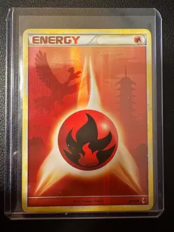 Pokemon Fire Energy #89/95 Call of Legends Ho-Oh Full Art Holo 2011 HP - Image 1