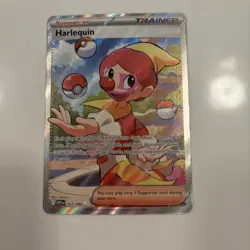 Harlequin Pokemon TCG White Flare Full Art Ultra Rare - 163/086 - Image 1