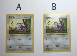 Rattata (Shadowless) (x2) - Pokemon TCG - Base Set - 61/102 - COMMON ~ LP - Image 2