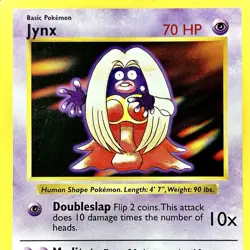 Jynx (Shadowless) - Pokemon TCG - Base Set - 31/102 - UNCOMMON ~ LP - Image 1
