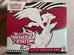 Pokemon TCG Scarlet & Violet White Flare ETB Elite Trainer Box Factory Sealed - Image 1
