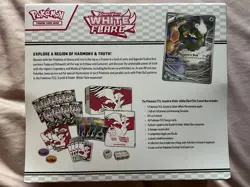 Pokemon TCG Scarlet & Violet White Flare ETB Elite Trainer Box Factory Sealed - Image 2