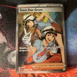 Pokemon TCG Team Star Grunt 242/198 Scarlet Violet Base Set Near Mint Condition - Image 1
