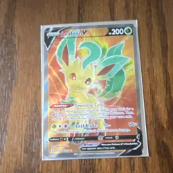 The Pokemon Company Leafeon V Ultra Rare Holo 166/203 Evolving Skies - Image 1