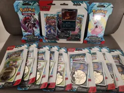 14x Sealed Packs - Pokemon TCG Journey Together Sleeved & Blister Sealed LOT - Image 1