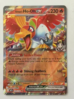 Pokemon TCG: Ethan's Ho-Oh ex (039/182) Double Rare -- SV: Destined Rivals (NM) - Image 1