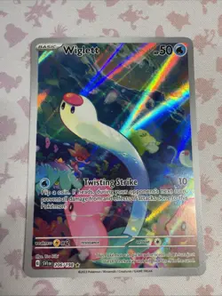 Pokemon TCG Wiglett Scarlet & Violet 206/198 Illustration Rare Holo - Image 1