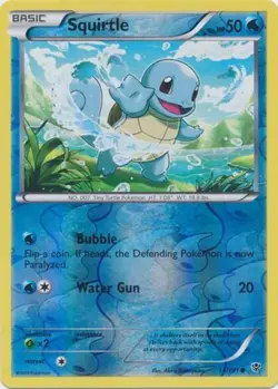 Squirtle - 14/101 - Common - Reverse Holo NM, English Pokemon Plasma Blast - Image 1