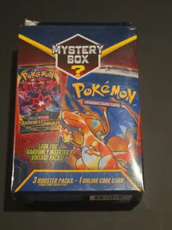 Pokemon TCG Mystery Box U - 3 Booster Packs 728192536908 - Image 1