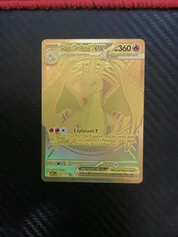 Mega Charizard Y EX 294/217 Gold Hyper Rare, Ascended Heroes, Pokemon NM - Image 1