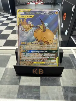Pokemon Raichu & Alolan Raichu Gx Tag Team 221/236 - Image 1