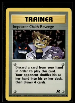 Imposter Oak's Revenge 76/82 Team Rocket Uncommon Pokemon - Image 1