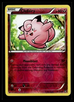 Clefairy 70/111 Furious Fists Reverse Holo Common Pokemon - Image 1