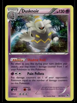 Dusknoir 40/106 Flashfire Rare Holo Pokemon - Image 1