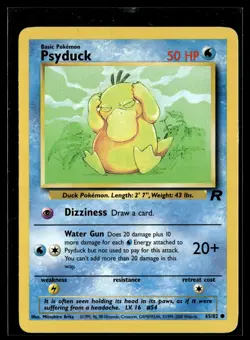 Psyduck 65/82 Team Rocket Common Pokemon - Image 1