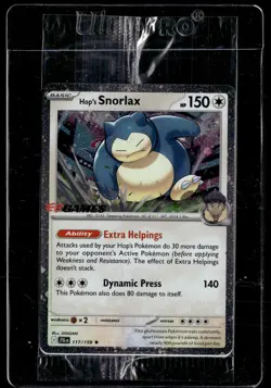 Hop's Snorlax 117/159 Journey Together Rare Pokemon - Image 1