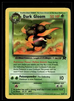 Dark Gloom 36/82 Team Rocket Uncommon Pokemon - Image 1