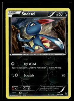 Sneasel 51/106 Flashfire Reverse Holo Common Pokemon - Image 1
