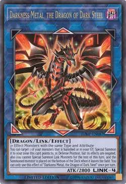 Darkness Metal, the Dragon of Dark Steel-Ultra Rare - Limited - JUMP-EN087 - ... - Image 1