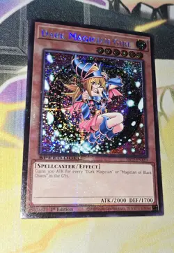 Yugioh Dark Magician Girl SBC2 Speed Duel Prismatic Secret Rare LP - Image 2