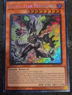 Diabellstar Vengeance Secret Rare ALIN-EN011 1st Edition MP Yu-Gi-Oh! - Image 1