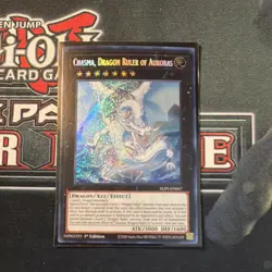 YuGiOh! ALIN-EN047 Chasma Dragon Ruler of Auroras 1st Edition Secret Rare NM - Image 1