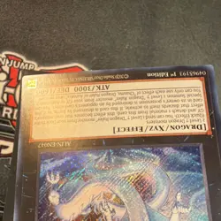 YuGiOh! ALIN-EN047 Chasma Dragon Ruler of Auroras 1st Edition Secret Rare NM - Image 5