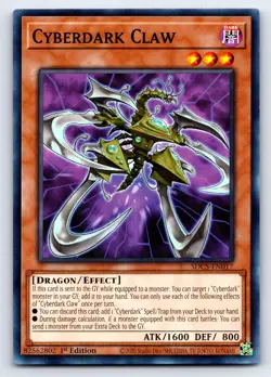 Cyberdark Claw Common Structure Deck: Cyber Strike SDCS-EN017 LP - Image 1