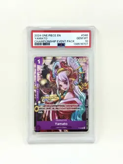 2024 One Piece En Yamato Championship Event Pack #046 PSA 10 Gem Mint - Image 1