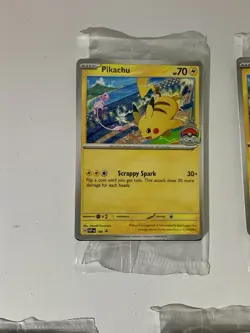 (5) Pikachu 190 Sv: Scarlet & Violet Promo Cards Regular Sealed New 2024 - Image 3