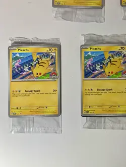 (5) Pikachu 190 Sv: Scarlet & Violet Promo Cards Regular Sealed New 2024 - Image 4