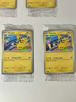 (5) Pikachu 190 Sv: Scarlet & Violet Promo Cards Regular Sealed New 2024 - Image 5