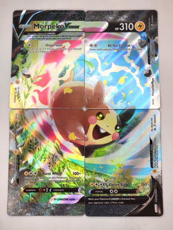Morpeko V-Union 4 Card SET FULL ART Sword & Shield BLACK STAR PROMO 2022 ALL 4 - Image 1