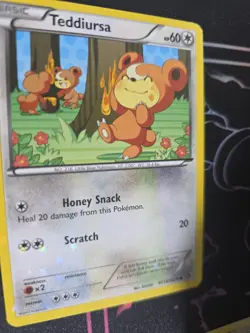 Pokemon TCG Teddiursa Card Legendary Treasures Holo RC15/RC25 - Image 2