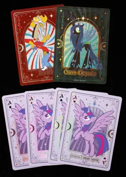 Kayou My Little Pony Moon Edition -NYCC COMPLETE SSR 54 Card Playing Set MLPME02 - Image 1