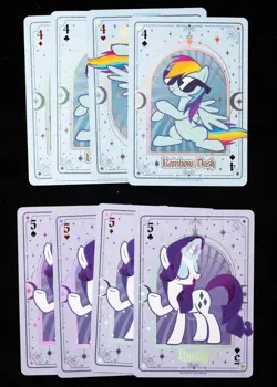 Kayou My Little Pony Moon Edition -NYCC COMPLETE SSR 54 Card Playing Set MLPME02 - Image 3