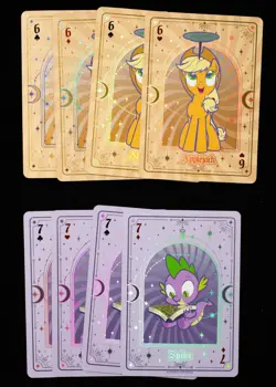 Kayou My Little Pony Moon Edition -NYCC COMPLETE SSR 54 Card Playing Set MLPME02 - Image 4