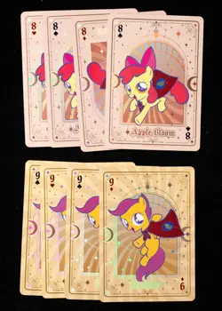Kayou My Little Pony Moon Edition -NYCC COMPLETE SSR 54 Card Playing Set MLPME02 - Image 5