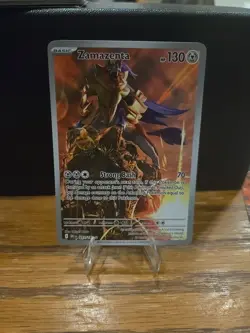 Pokemon TCG Zamazenta 201/182 Illustration Rare Destined Rivals NM Card - Image 1