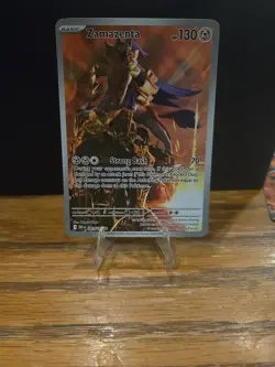 Pokemon TCG Zamazenta 201/182 Illustration Rare Destined Rivals NM Card - Image 3