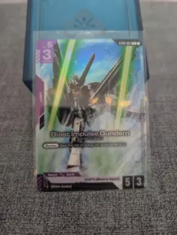 Blast Impulse Gundam Alternate Art Foil - ST09-007 NM - Gundam TCG Card Game - Image 1