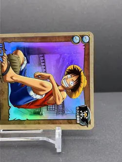 Monkey D. Luffy MS-C01 Holo Foil 2002 Bandai One Piece Japanese TCG Card [AM] - Image 3