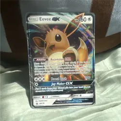 Pokemon Eevee GX SM Set SM174 Promo Holo Basic 160 HP English Card - Image 1