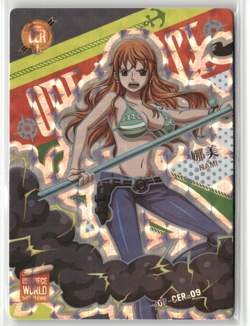 NAMI CER OP-CER-09 THICK HOLOGRAPHIC One Piece Collectible Anime Card - Image 1