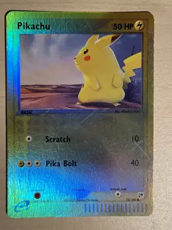 Pokemon TCG Pikachu 72/100 Reverse Holo Sandstorm 2003 LP WOTC - Image 4