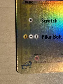 Pokemon TCG Pikachu 72/100 Reverse Holo Sandstorm 2003 LP WOTC - Image 5