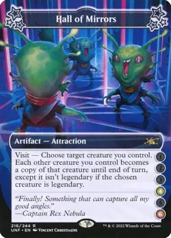 UNF HALL OF MIRRORS (216b) 1x Rare Magic Unfinity MTG NM - Image 1